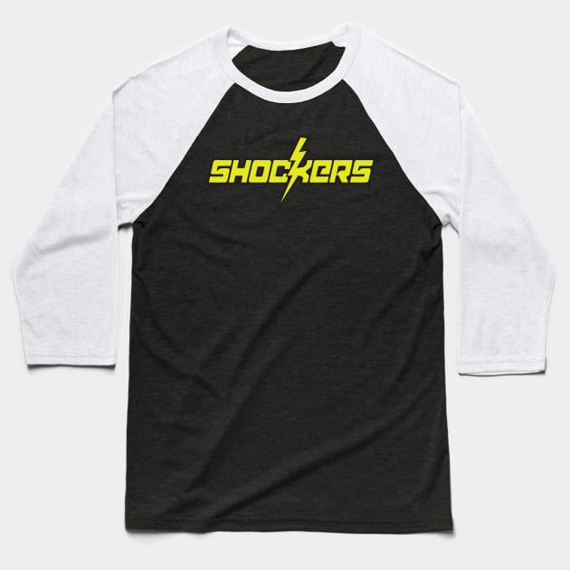 Shockers Sports Logo Baseball T-Shirt by DavesTees